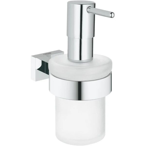 grohe essentials dispenser di sapone con supporto a cubo (40756001)