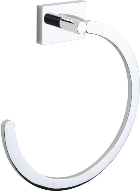 aquasanit porta salviette ad anello smart cromato, l 16 cm