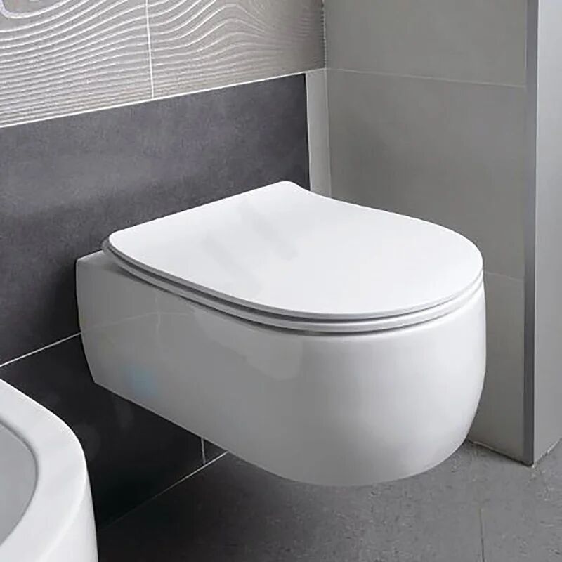 leroy merlin copriwater a d originale per serie sanitari flo slim resina bianco