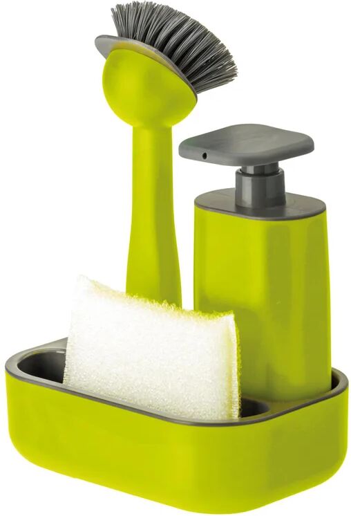 leroy merlin dispenser sapone con supporto spugna verde l 13 x h 19 x p 26.5 cm