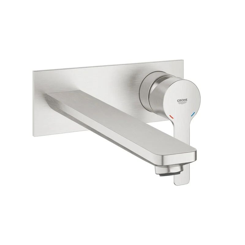 grohe rubinetto per lavabo lineare cromo spazzolato