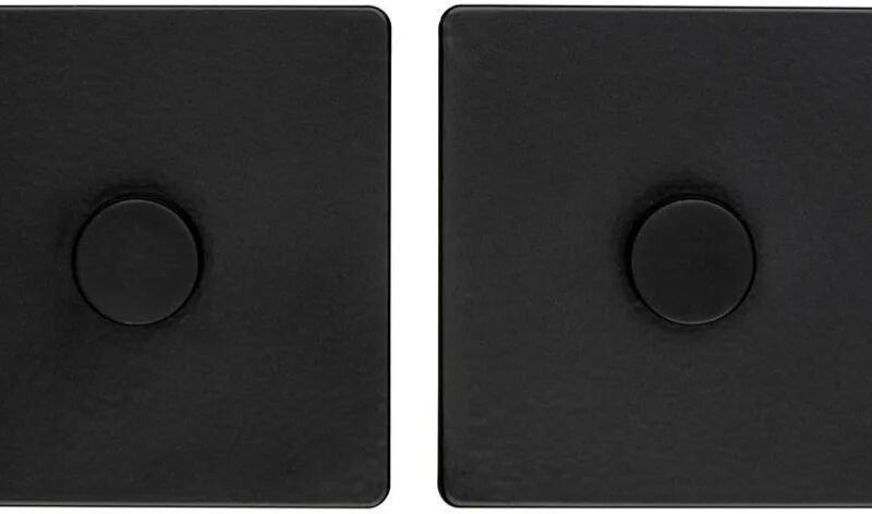 wenko set di accessori da bagno  adattatore turbo-loc in acciaio l 6.3 x h 1.4 x p 6.3 cm nero