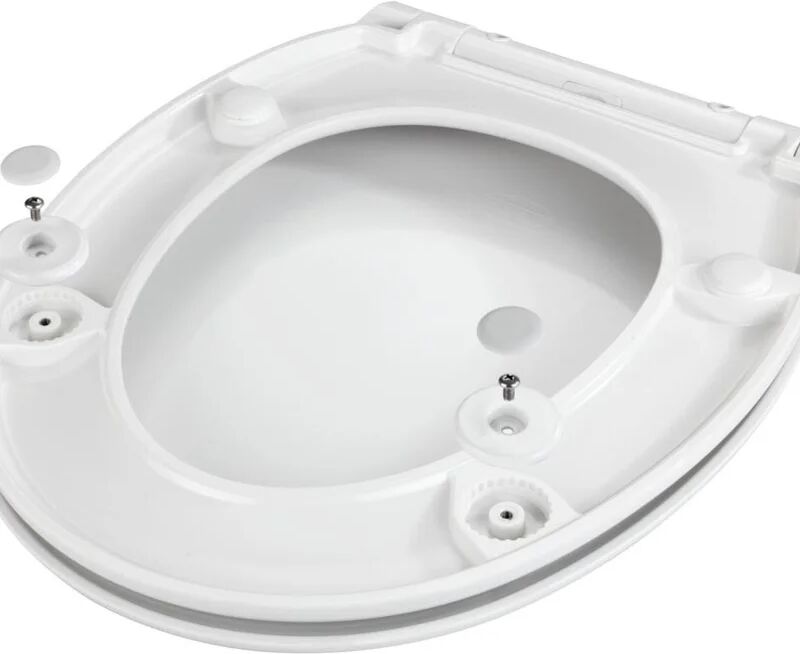 wenko coperchio per bidet ovale universale dedicato per serie sanitari seduta wc rieti bianco easy termop promo  duroplast bianco