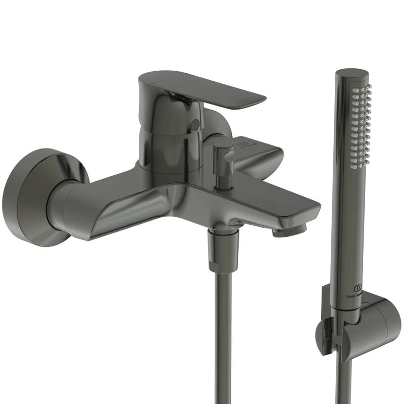 ideal standard rubinetto per vasca concept air grafite spazzolato