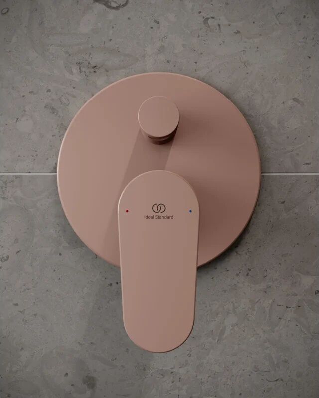 ideal standard rubinetto per doccia cerafine o rosa opaco