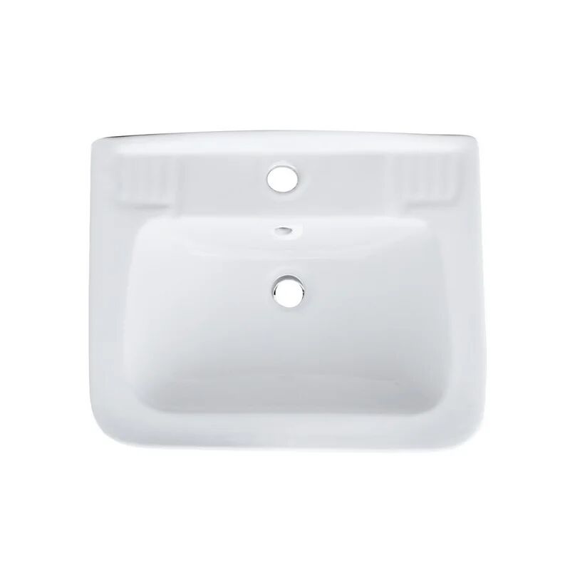 no brand lavabo a parete quadrato 36 x 45 cm