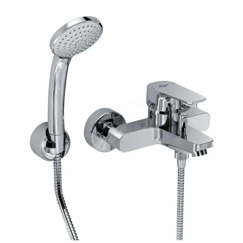 ideal standard ceraplan iii miscelatore rubinetto monocomando esterno vasca / doccia con set doccia cr b0719aa
