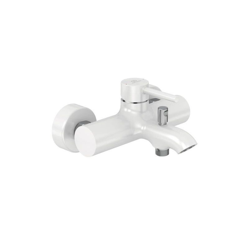 ideal standard - kolva miscelatore monocomando esterno per vasca/doccia, bianco