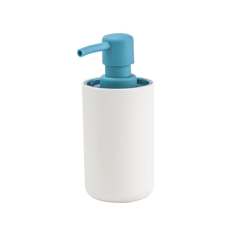 cipi dispenser da appoggio in resina soft touch bicolore bianco e blu serie true colors di