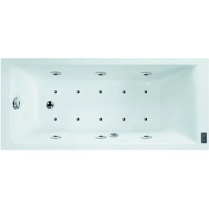 SANYCCES Vasca idromassaggio rettangolare Galaxy DS Confort,bianco ,160, 70 cm, 16 bocchette,