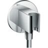 Hansgrohe FixFit S Uscita a muro con set porter, Cromo, 26888000