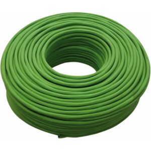 KONELCO Cavo elettrico flessibile cavo tessile L 50 m  verde