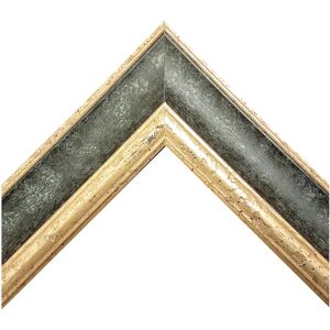 Leroy Merlin Asta per cornice Venezia in legno grezzo nero e oro 50 cm