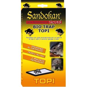 SANDOKAN Trappola per ratto e talpa e mouse  Bio Trap colla