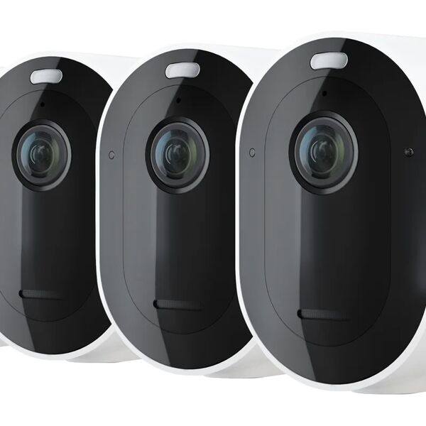 arlo kit di videosorveglianza connesso, per interno e esterno pro4 kit 4 cam, 2k, hdr, wi-fi