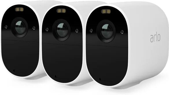 arlo kit di sorveglianza wifi con 3 telecamere essential spotlight