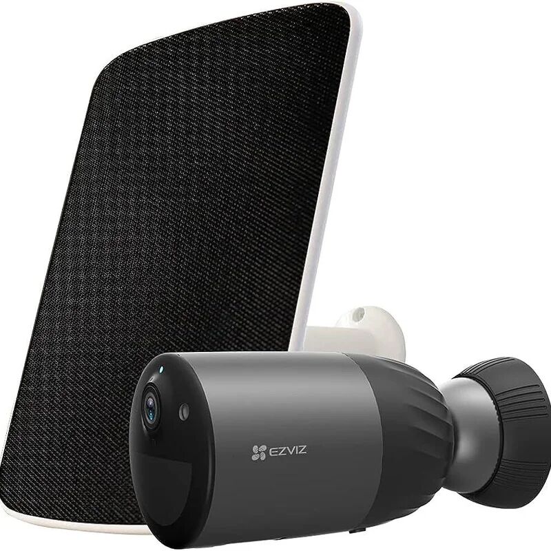 EZVIZ Telecamera di videosorveglianza connessa BC1C + Pannello solare D, per interno / esterno
