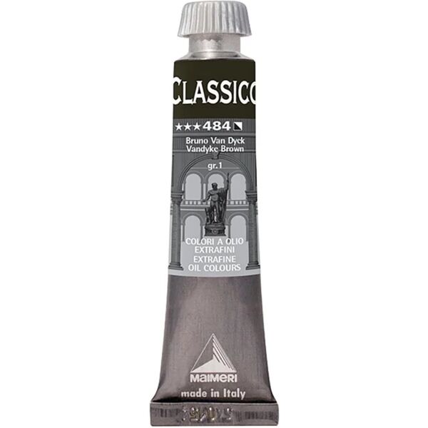 maimeri colore a olio  classico 0.2 l bruno van dick