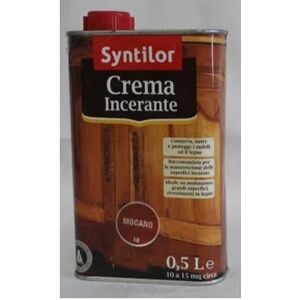 SYNTILOR - CREMA INCERANTE ALLA CERA D'API 0,5 L MOGANO