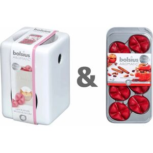 BOLSIUS Set Bruciatore con Cera Aromatica Mela Cotta 07790501826