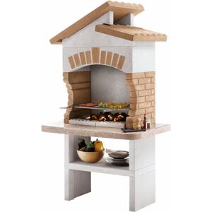 EASY GARDEN BY PALAZZETTI Barbecue fisso a legna e carbonella Tupai