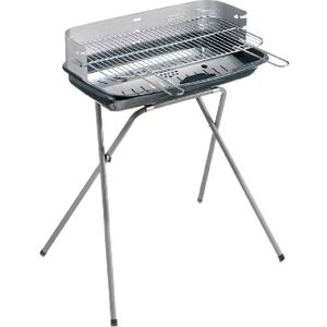 Ompagrill 60400ECOL Barbecue a Carbonella Carbone BBQ da Giardino Esterno in Acciaio 60x36 cm / 82h cm - Ergo