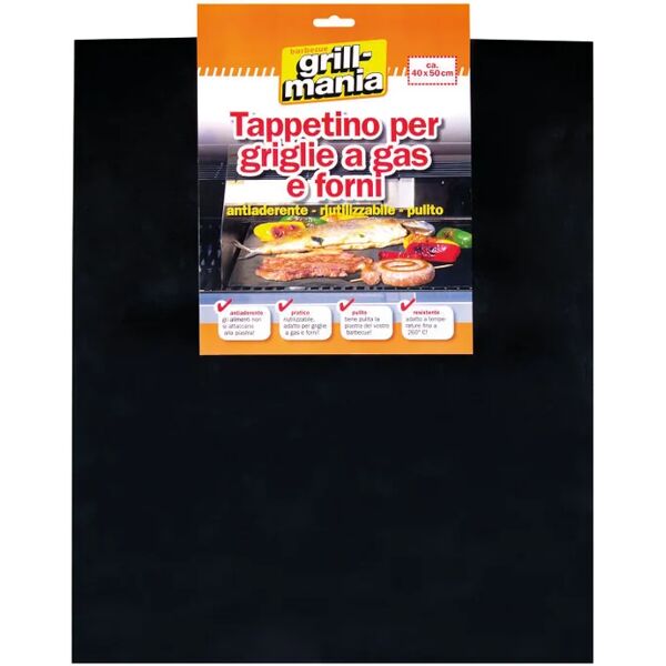 leroy merlin tappetino per cucinare per barbecue in ptfe per griglie a gas grill-mania