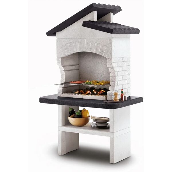 easy garden by palazzetti barbecue fisso a legna e carbonella procida