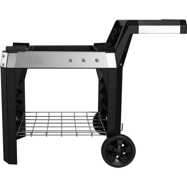 weber 6539 carrello barbecue elettrici serie pulse 1000 / 2000 con ruote e maniglia laterale - 6539