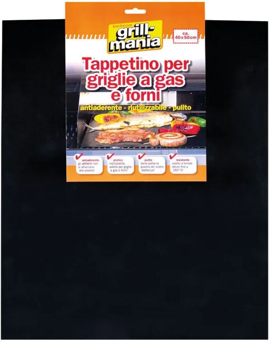 leroy merlin tappetino per cucinare per barbecue in ptfe per griglie a gas grill-mania