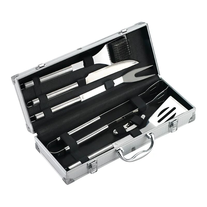 ompagrill kit utensili  set bbq in inox