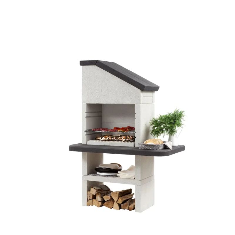 easy garden by palazzetti barbecue fisso a legna e carbonella dubai