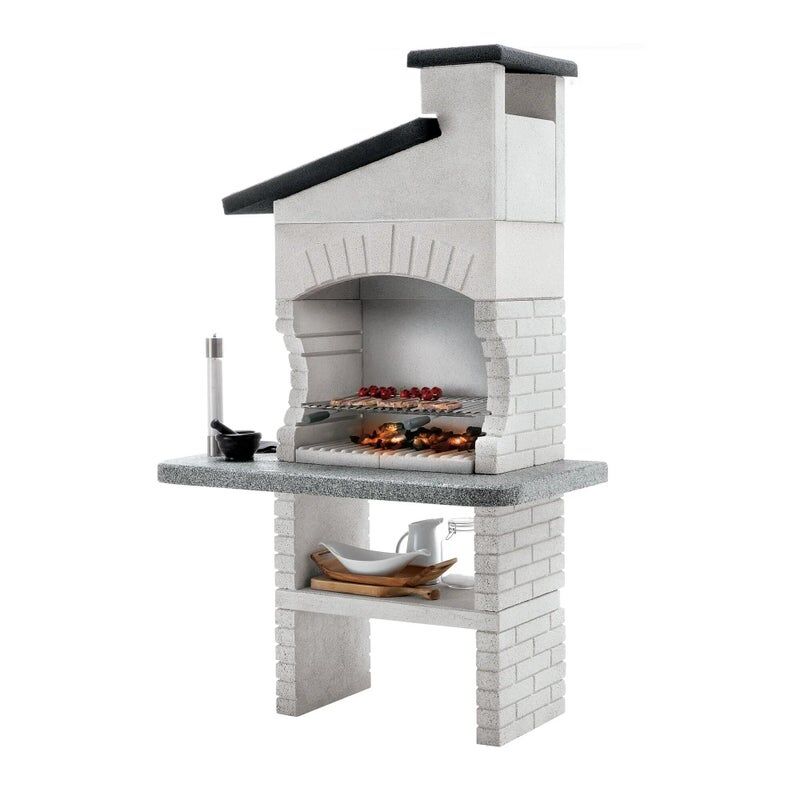 easy garden by palazzetti barbecue fisso a legna e carbonella guanaco2