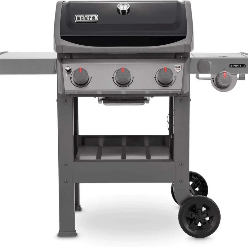 weber barbecue a gas  spirit ii e-320 gbs 3 bruciatori con fornello laterale extra