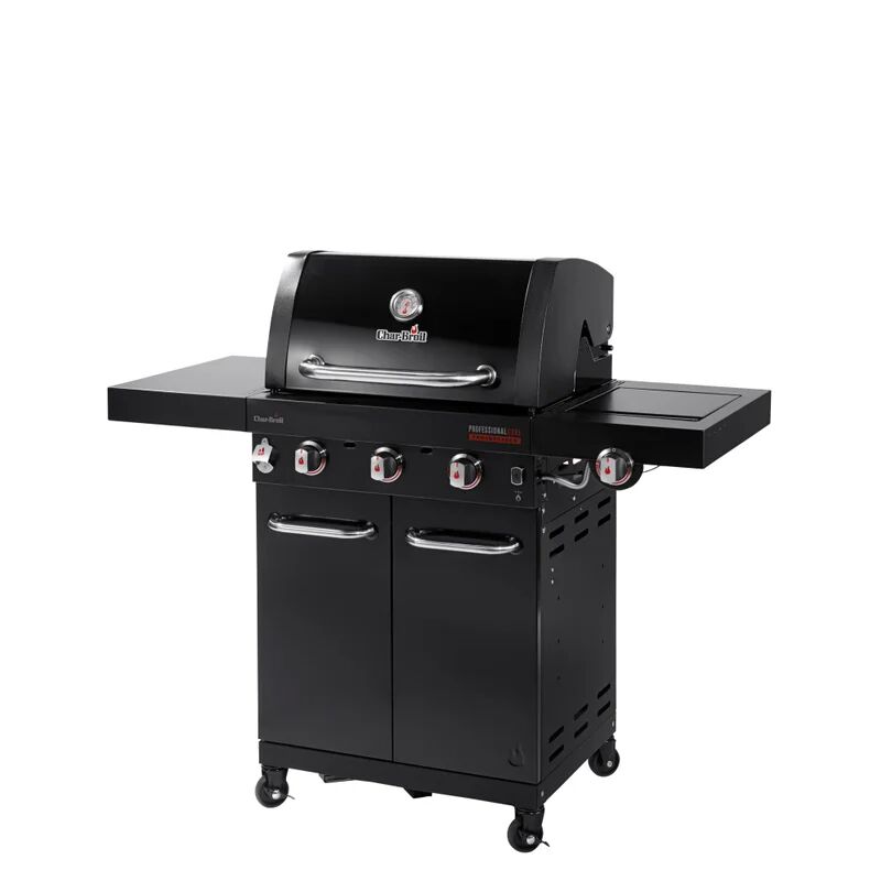 char-broil barbecue a gas  professional core b3 4 bruciatori con fornello laterale extra