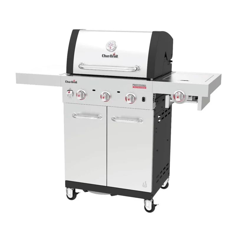 char-broil barbecue a gas  professional pro s 3 4 bruciatori con fornello laterale extra