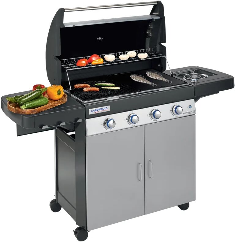 campingaz barbecue a gas  series classic lxs 4 bruciatori con fornello laterale extra