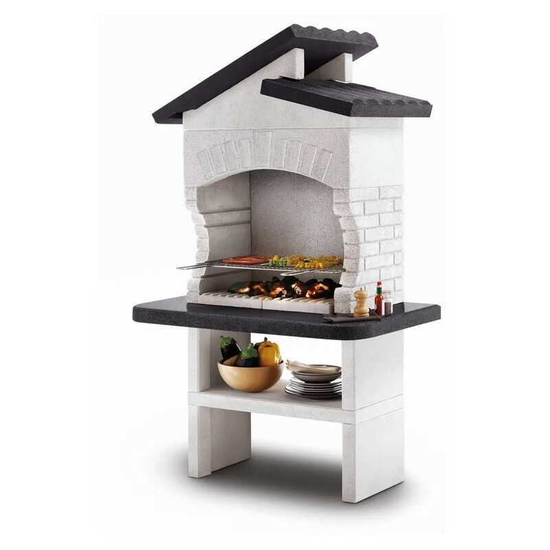 easy garden by palazzetti barbecue fisso a legna e carbonella procida