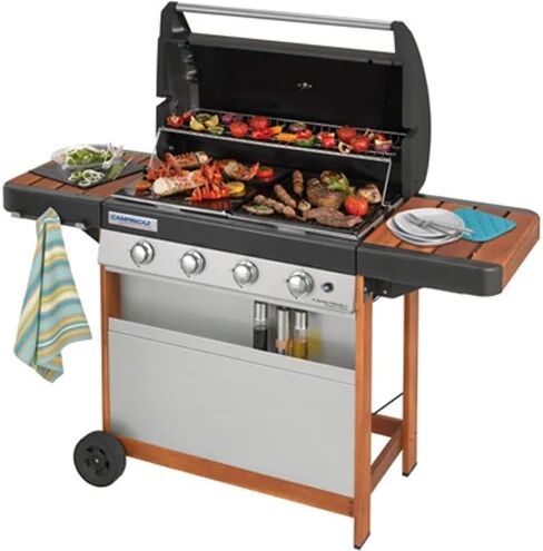 campingaz barbecue gas 4 bruciatori cm.78x45 4 series woody l - bracere cm.78x45