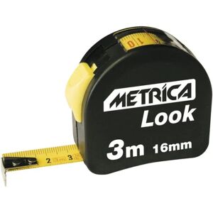 METRICA Flessometro pieghevole  Look acciaio 3 m x 16 mm