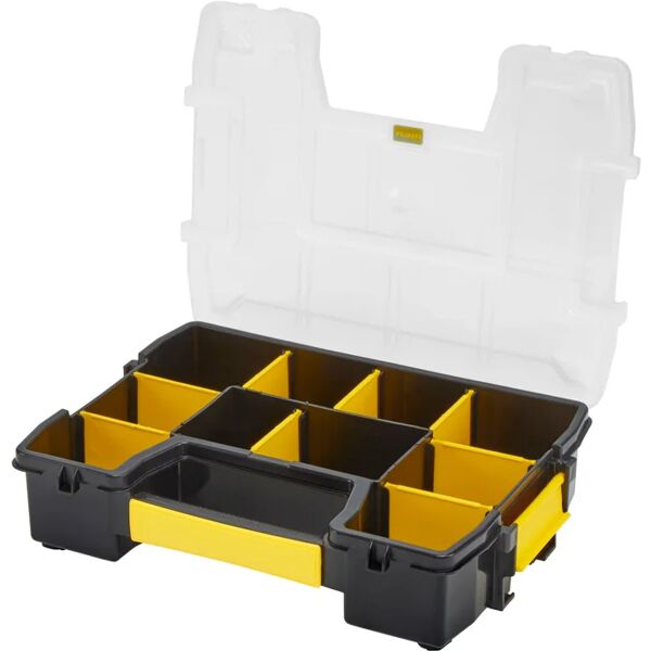 stanley organizer porta minuteria  sortmaster light in polipropilene l 29.7 x h 22 x p 7.2 cm