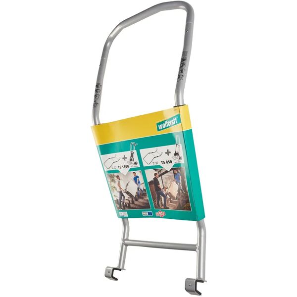 wolfcraft carrello pieghevole  per carrello in acciaio portata 100 kg