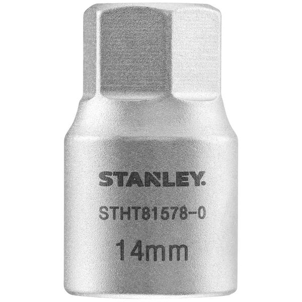 stanley bussola  per tappo olio esagonale 3/8 14 mm in acciaio