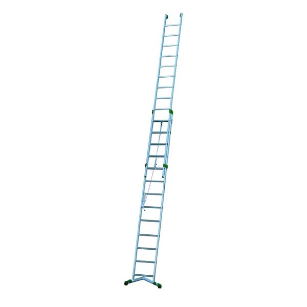 leroy merlin scala a sfilo super prima 2 rampe in alluminio 2 x 14 gradini per lavori fino a 8.4 m