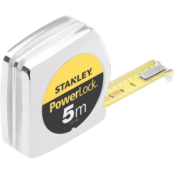 stanley flessometro pieghevole  powerlock acciaio 5 m x 19 mm