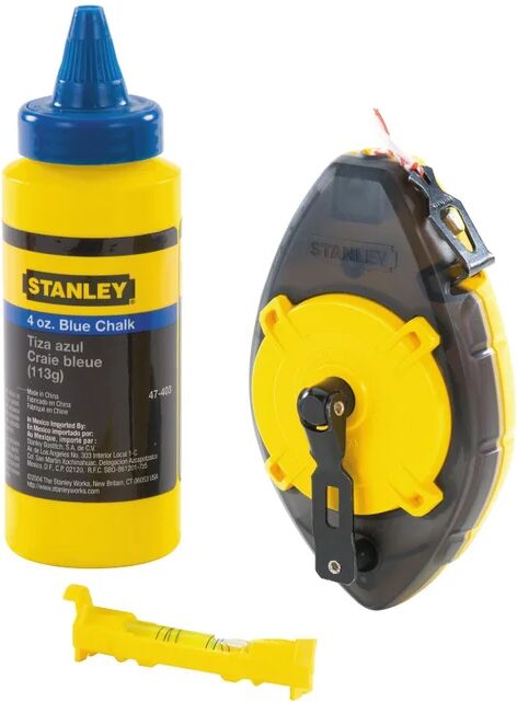 stanley kit per tracciatura muratore  powerwinder blu in abs 113 g