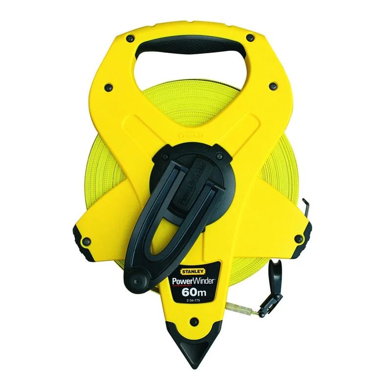 stanley nastro metrico  powerwinder fibra di vetro 60 m x 13 mm