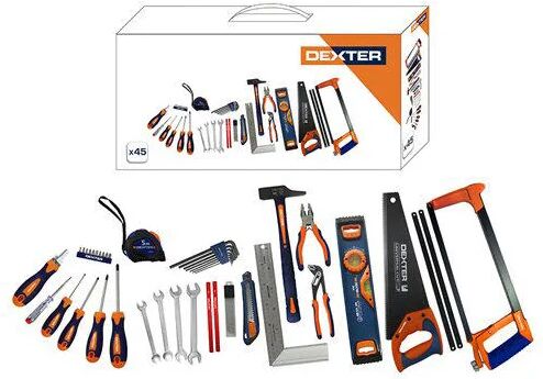 dexter set utensili  , 45 pezzi