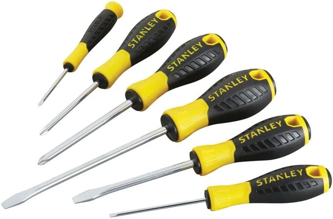 stanley set di cacciaviti  essential 6 pezzi