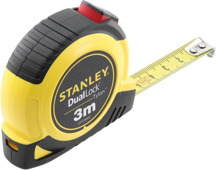 stanley flessometro pieghevole  dual lock acciaio 3 m x 13 mm